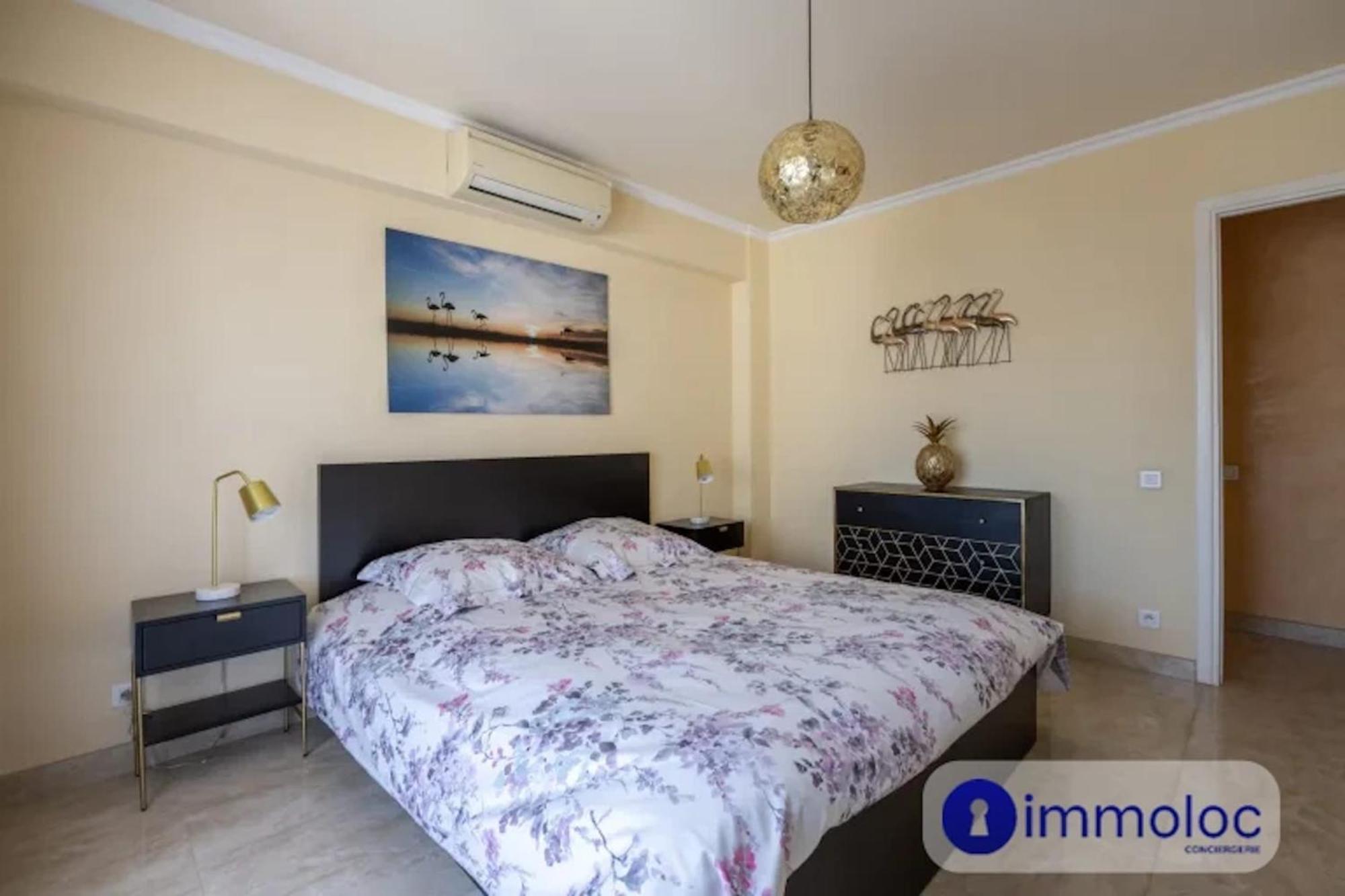 Air-Conditioned Apartment With Terrace Sea View Nizza Kültér fotó