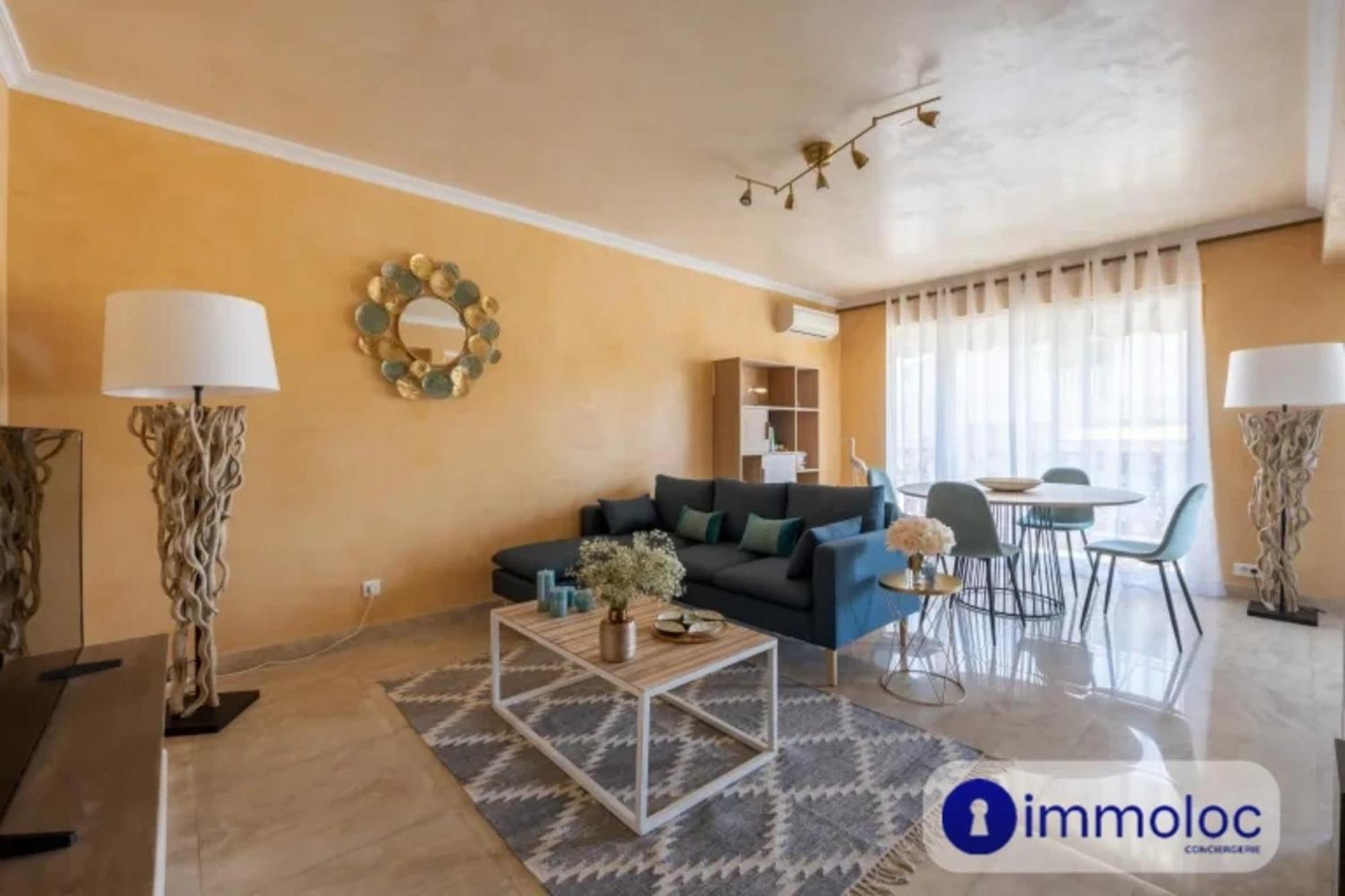 Air-Conditioned Apartment With Terrace Sea View Nizza Kültér fotó