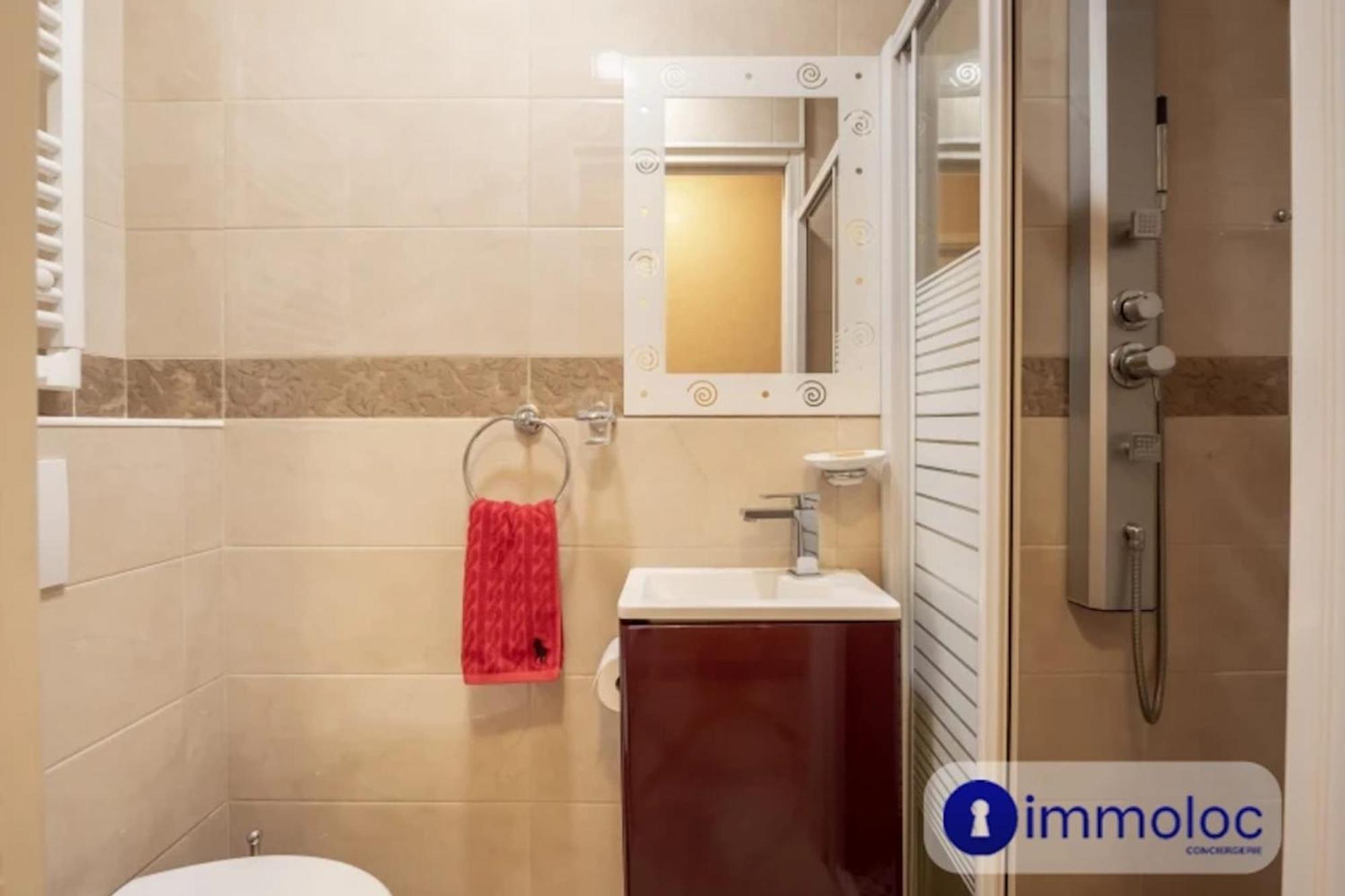 Air-Conditioned Apartment With Terrace Sea View Nizza Kültér fotó